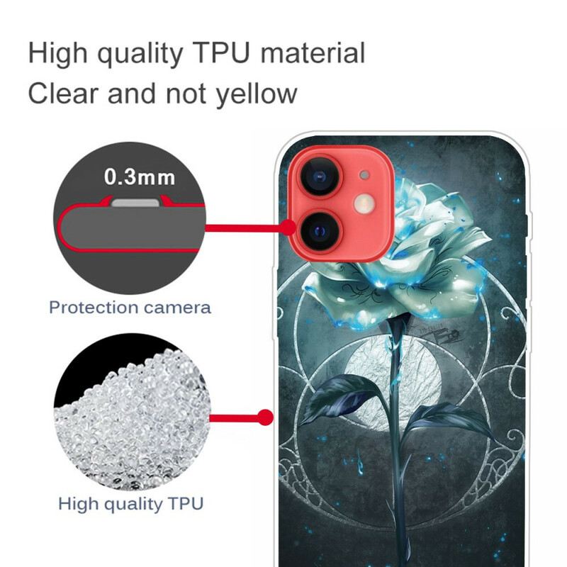 Maskica iPhone 13 Mini Fleksibilna Ružičasto Zelena