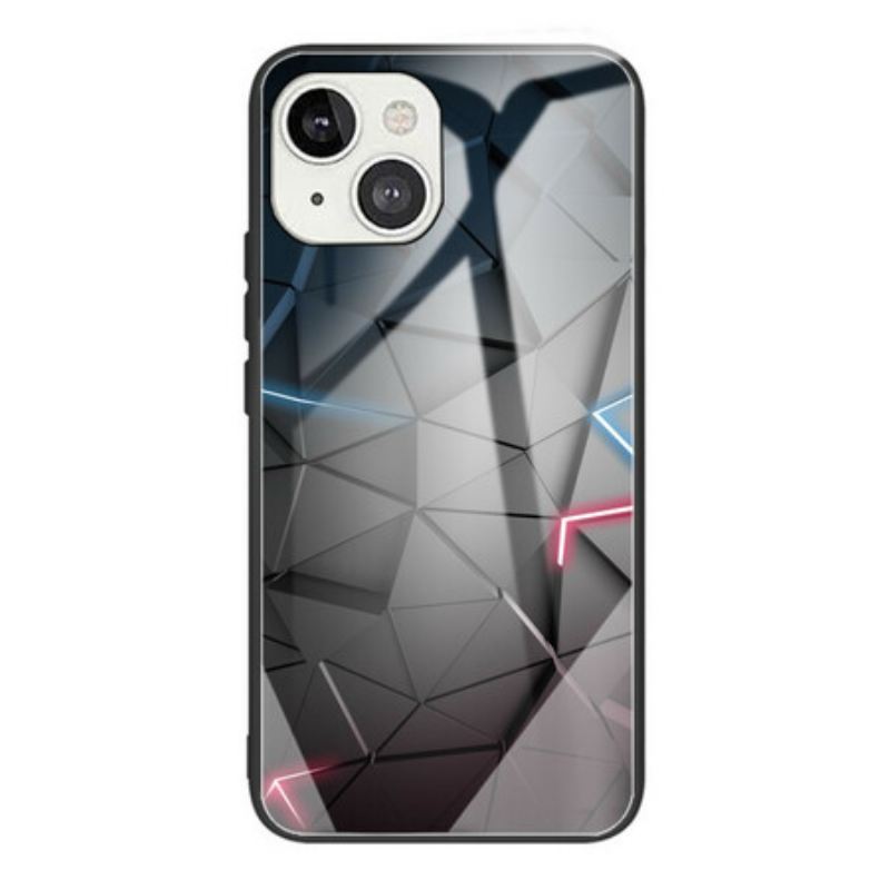 Maskica iPhone 13 Mini Geometrija Kaljenog Stakla