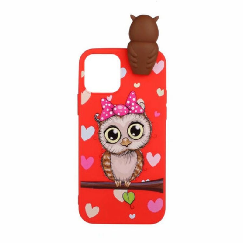 Maskica iPhone 13 Mini Gospođica Sova 3d