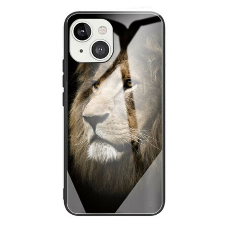 Maskica iPhone 13 Mini Kaljeno Staklo Lavlje Glave