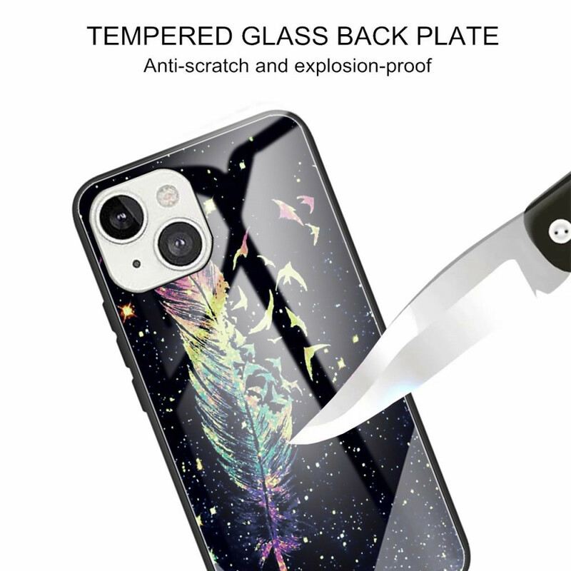 Maskica iPhone 13 Mini Kaljeno Staklo Od Perja