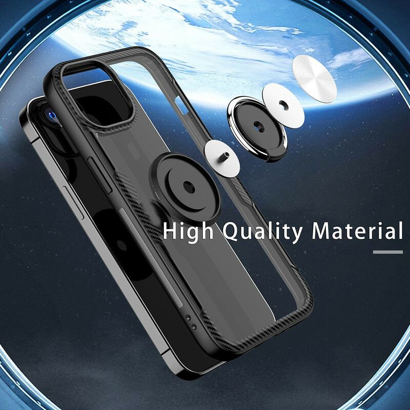 Maskica iPhone 13 Mini Metalni Prsten Od Karbonskih Vlakana