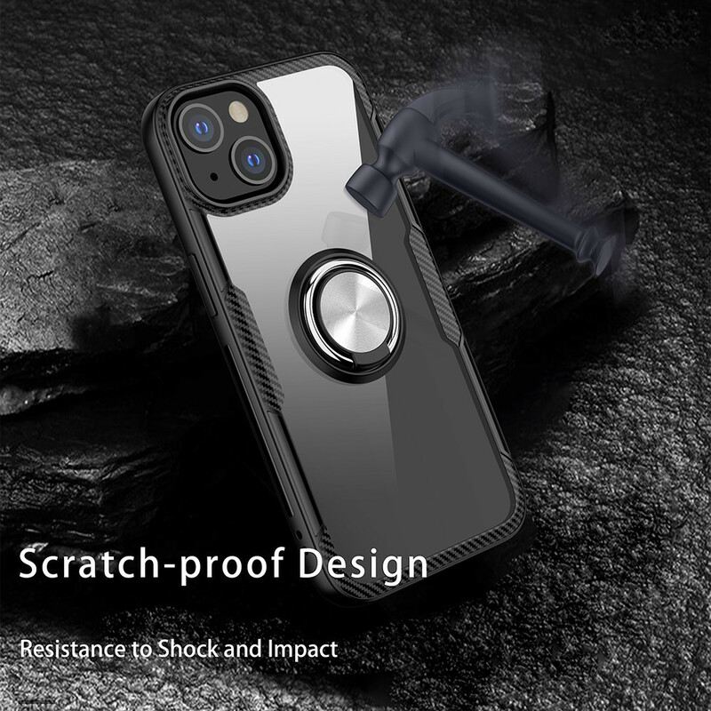 Maskica iPhone 13 Mini Metalni Prsten Od Karbonskih Vlakana