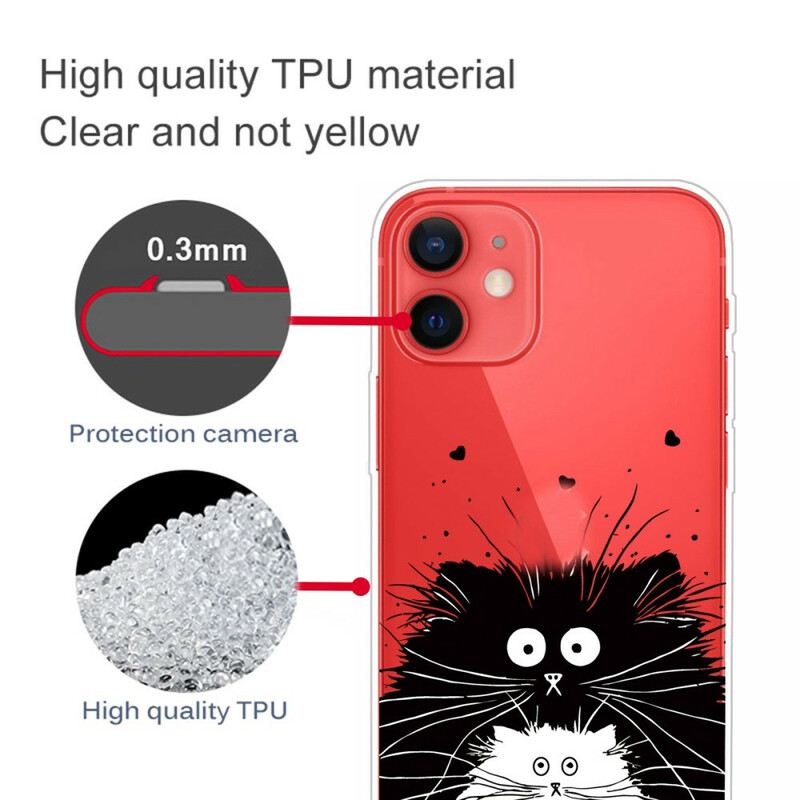 Maskica iPhone 13 Mini Pogledajte Mačke