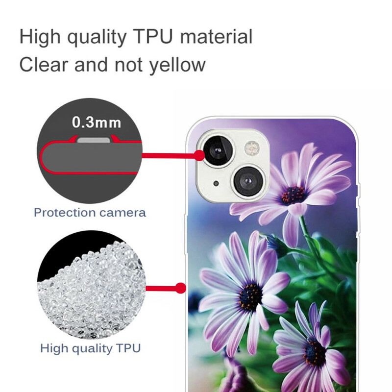 Maskica iPhone 13 Mini Realno Cvijeće