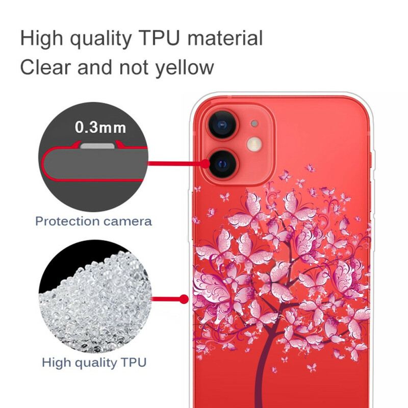 Maskica iPhone 13 Mini Ružičasta Krošnja Drveta