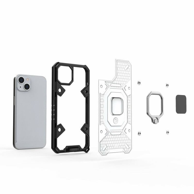 Maskica iPhone 13 Mini Saće S Prstenom