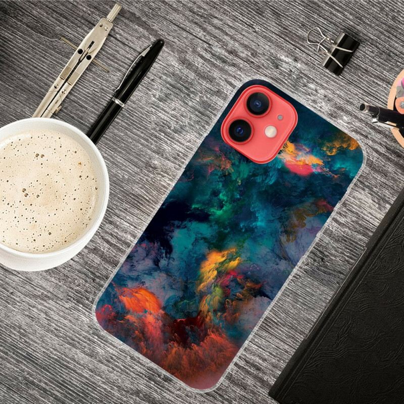 Maskica iPhone 13 Mini Šareni Oblaci