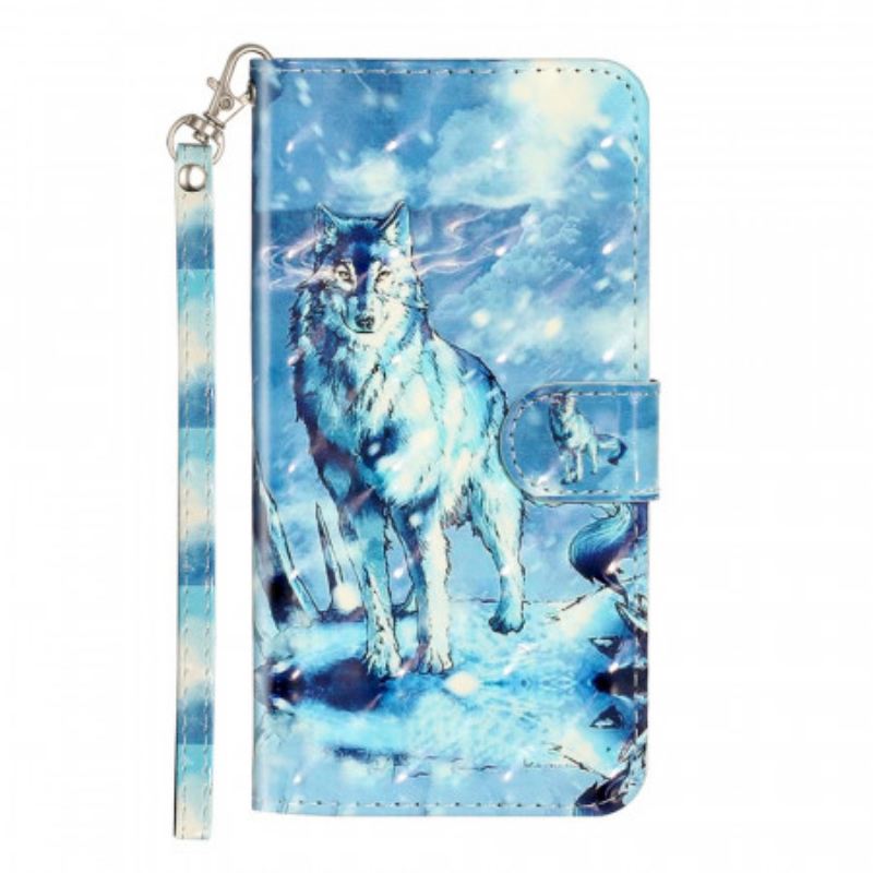 Flip Futrola Samsung Galaxy A33 5G Lanyard Wolf