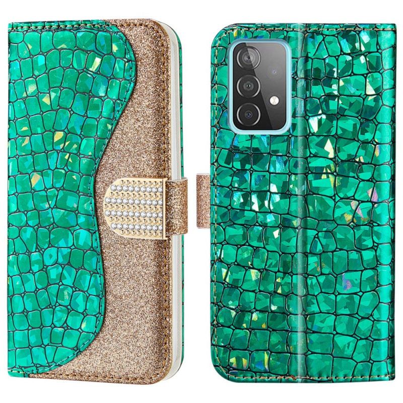 Futrola Samsung Galaxy A33 5G Croco Dijamanti