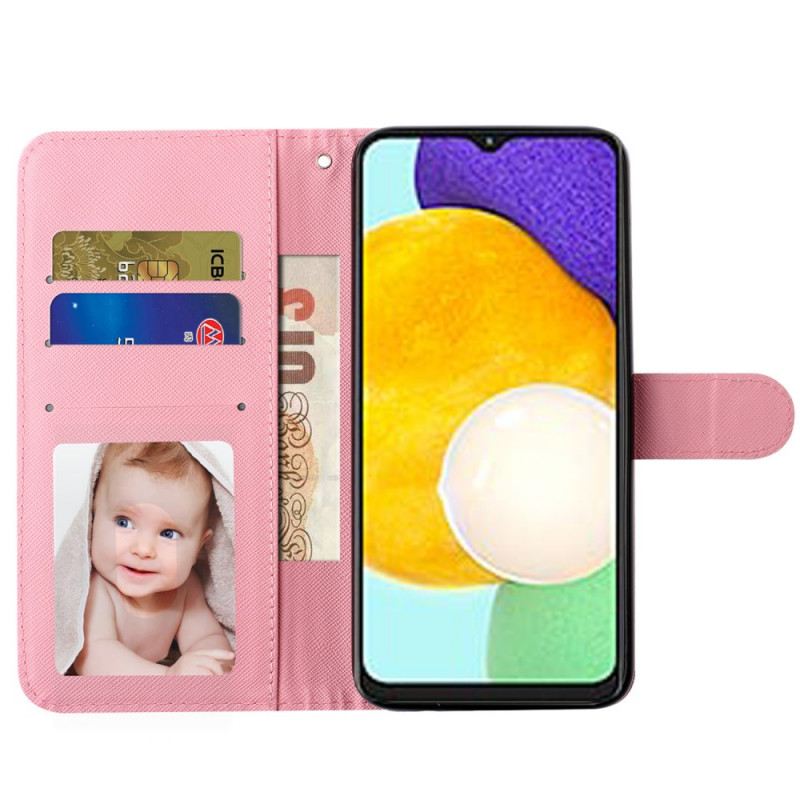 Kožna Futrola Samsung Galaxy A33 5G Remen Liberty Flowers