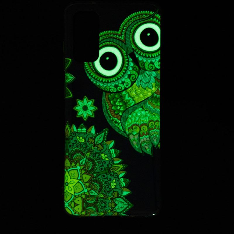 Maskica Samsung Galaxy A33 5G Mandala Fluorescentne Sove