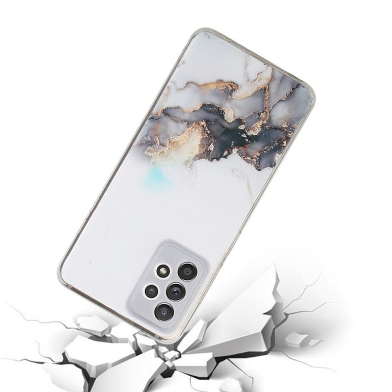 Maskica Samsung Galaxy A33 5G Silikonski Mramorni Efekt