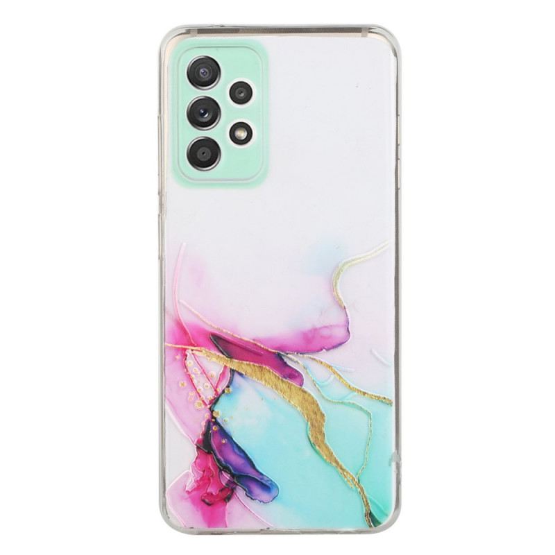 Maskica Samsung Galaxy A33 5G Silikonski Mramorni Efekt