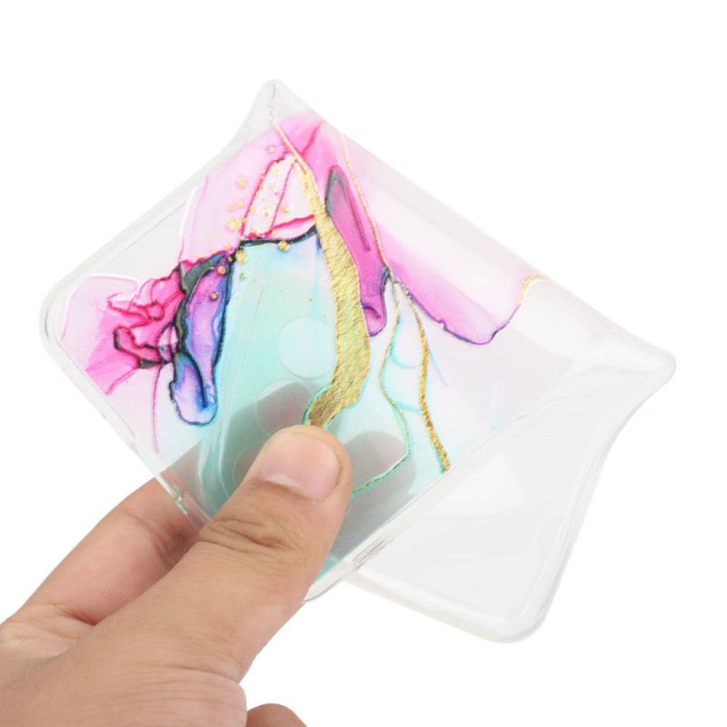 Maskica Samsung Galaxy A33 5G Silikonski Mramorni Efekt