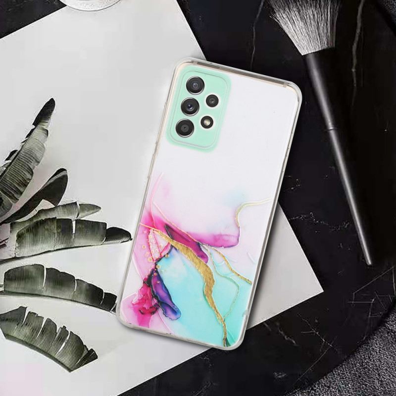Maskica Samsung Galaxy A33 5G Silikonski Mramorni Efekt