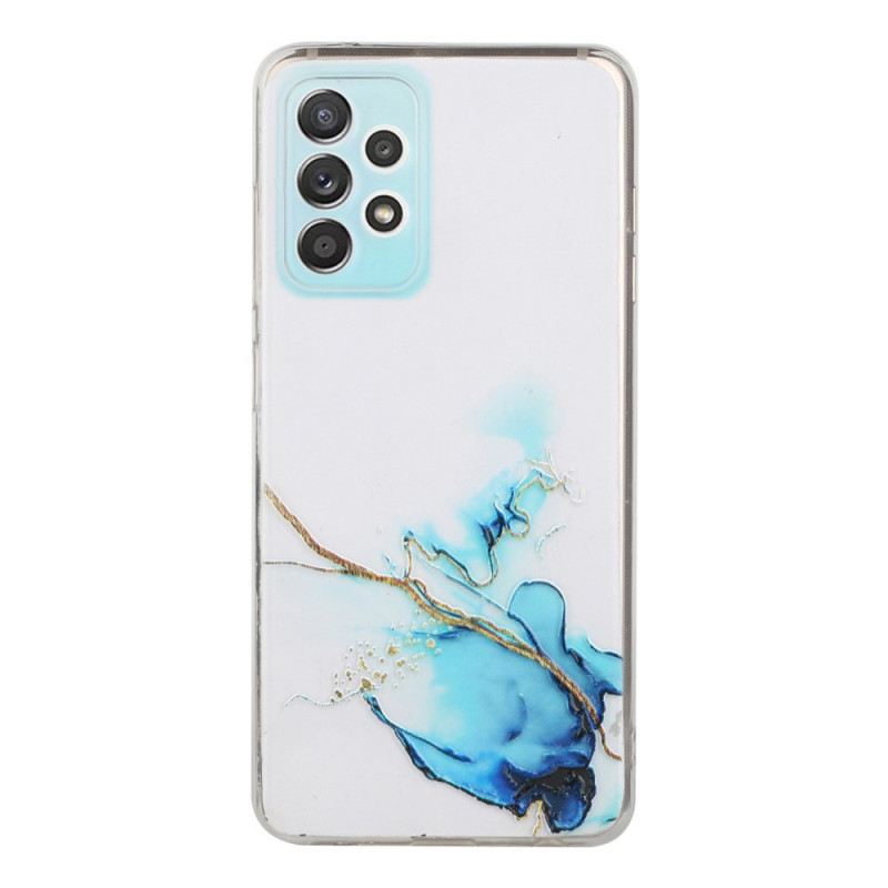 Maskica Samsung Galaxy A33 5G Silikonski Mramorni Efekt
