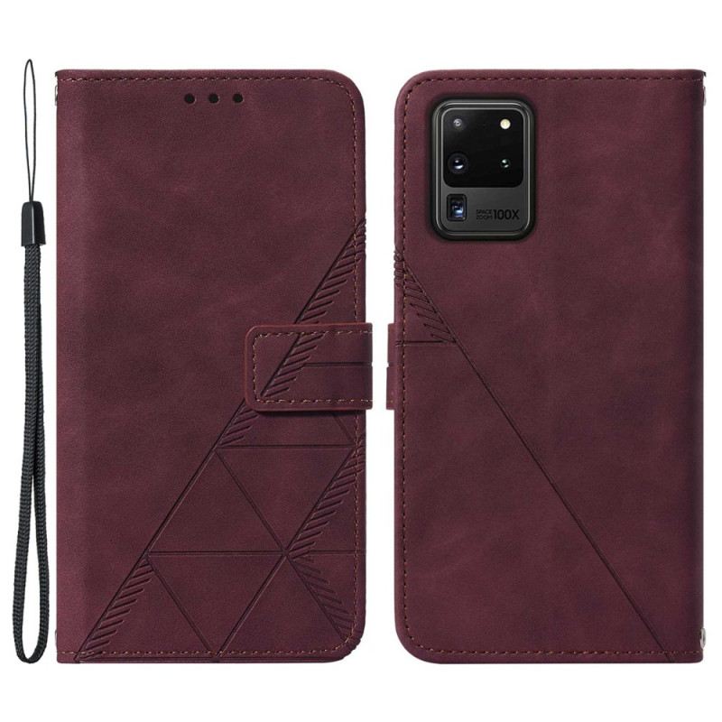 Futrola Samsung Galaxy S20 Ultra Efekt Piramidalne Kože