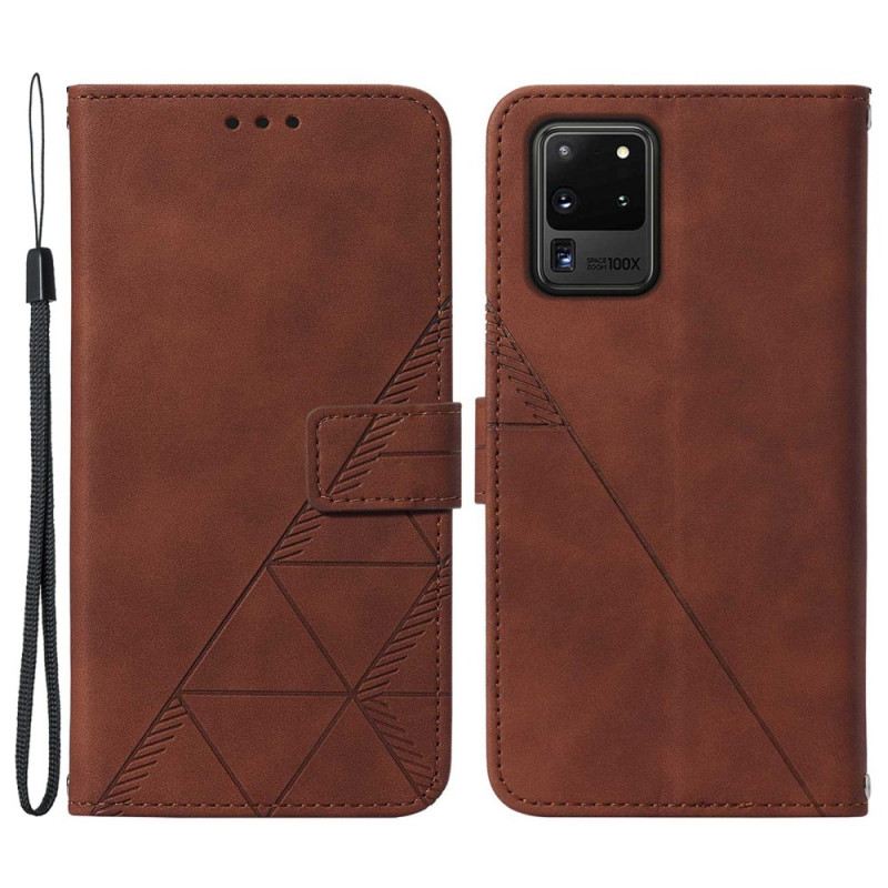 Futrola Samsung Galaxy S20 Ultra Efekt Piramidalne Kože