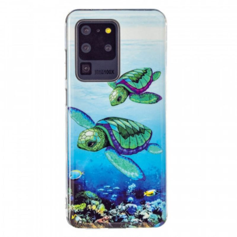 Maskica Samsung Galaxy S20 Ultra Fluorescentne Kornjače