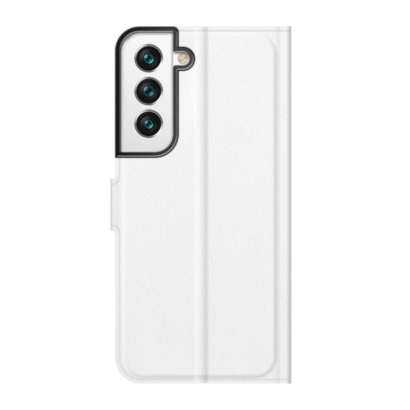 Futrola Samsung Galaxy S22 5G Klasični Litchi Kožni Efekt