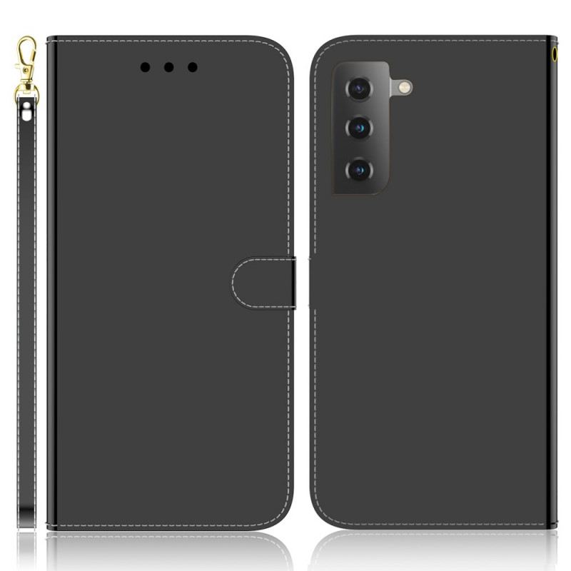 Futrola Samsung Galaxy S22 5G Poklopac Ogledala Od Umjetne Kože