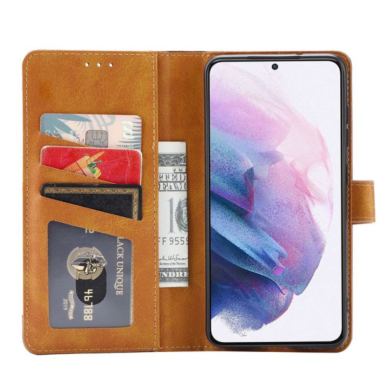 Futrola Samsung Galaxy S22 5G Umjetna Koža S Remenom
