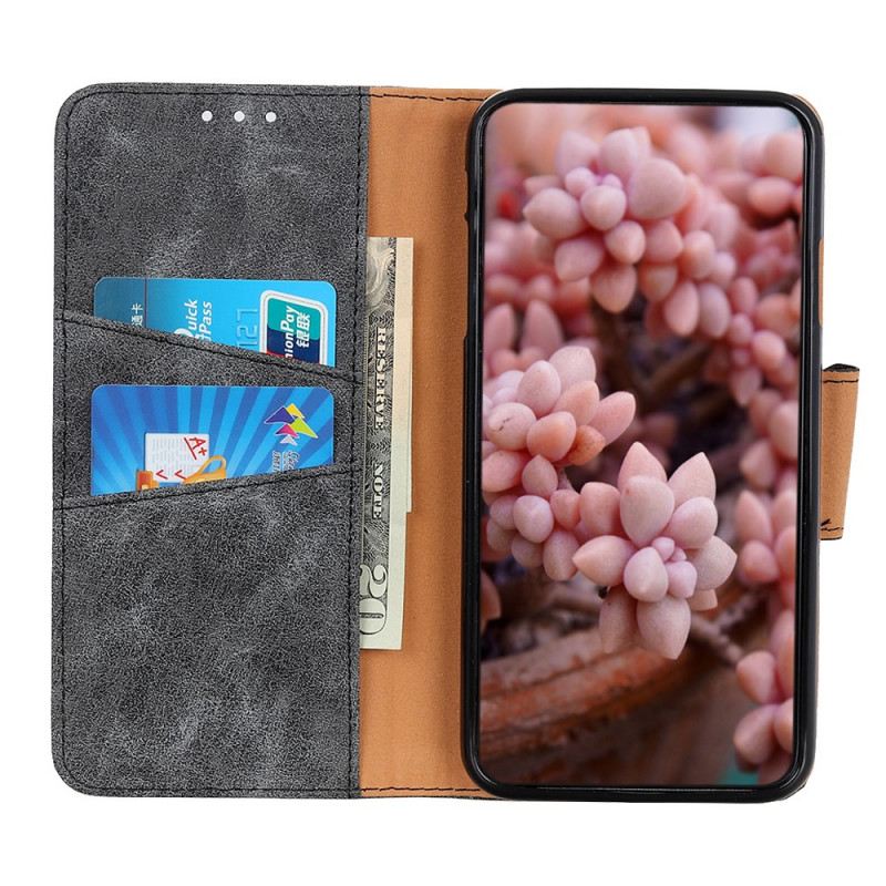 Futrola Samsung Galaxy S22 5G Vintage Podijeljena Koža