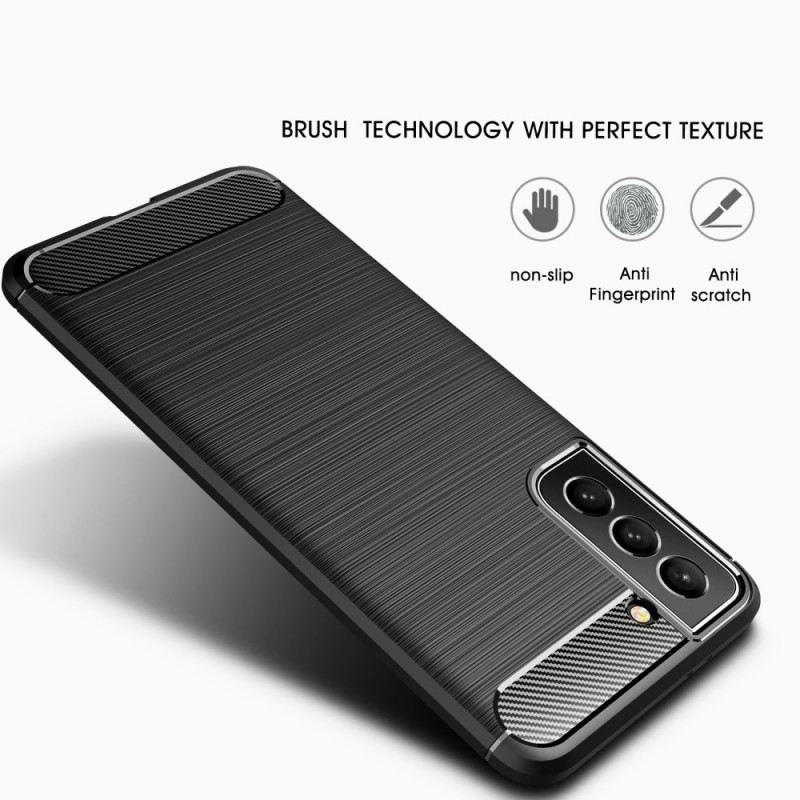 Maskica Samsung Galaxy S22 5G Brušena Karbonska Vlakna