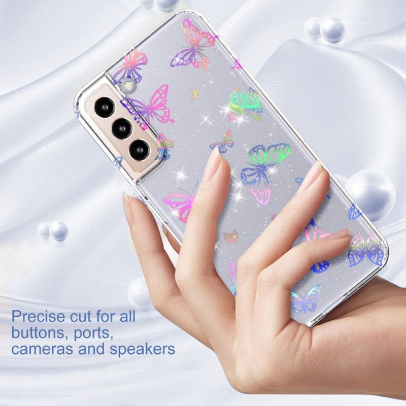 Maskica Samsung Galaxy S22 5G Fleksibilni Silikonski Leptiri