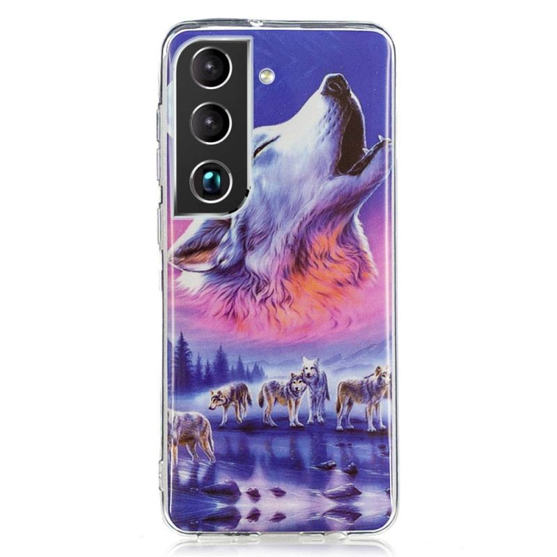 Maskica Samsung Galaxy S22 5G Fluorescentni Vuk