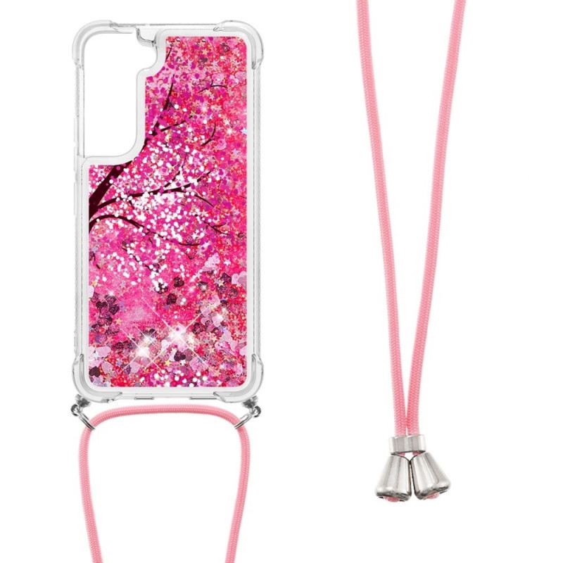 Maskica Samsung Galaxy S22 5G Šljokice S Uzicom