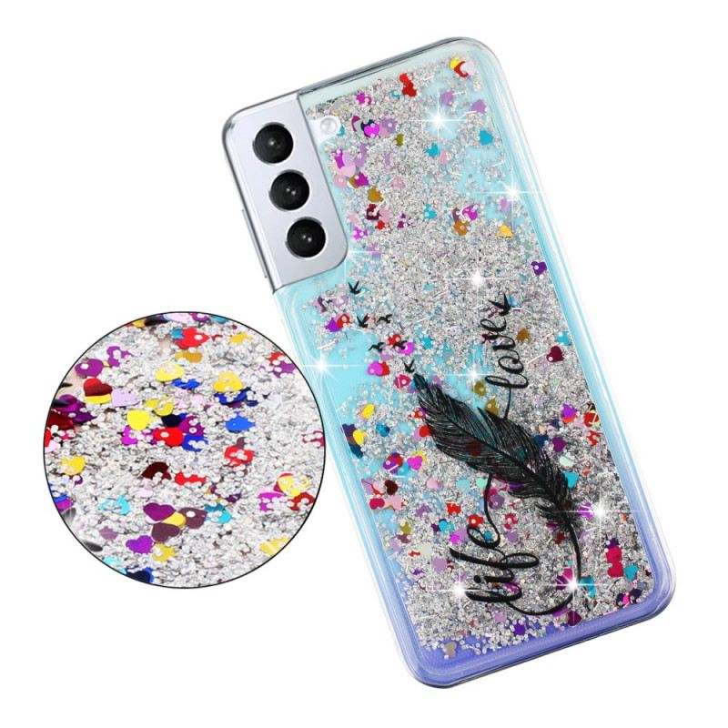 Maskica Samsung Galaxy S22 5G Život I Ljubav Šljokice