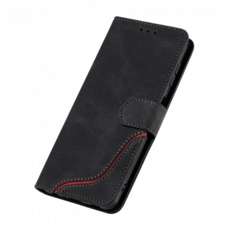 Kožna Futrola Samsung Galaxy A22 Skin-feel Wave