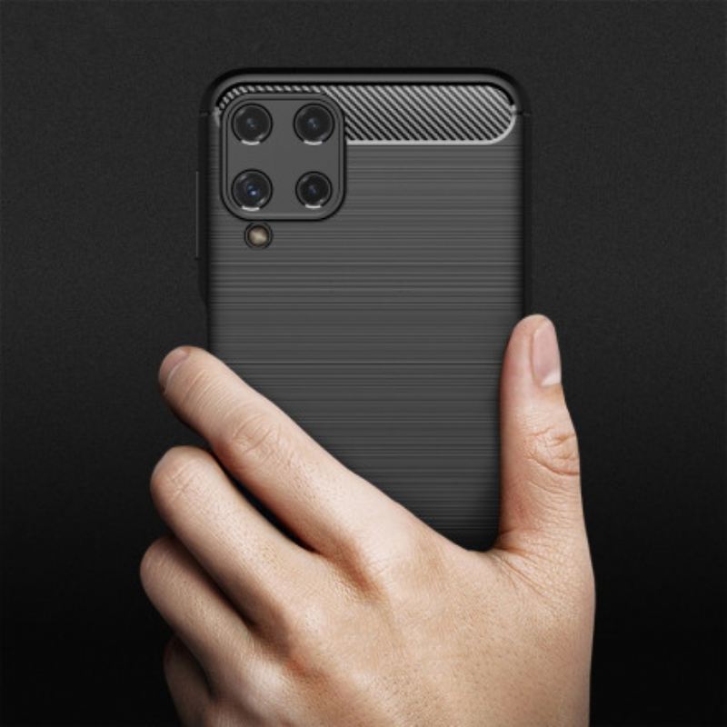 Maskica Samsung Galaxy A22 Brušena Karbonska Vlakna