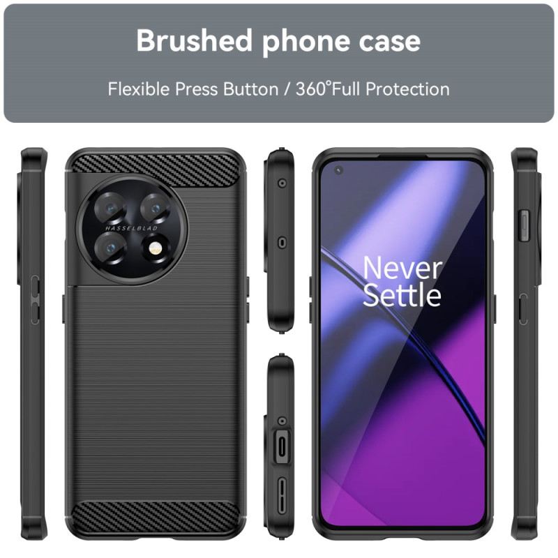 Maskica OnePlus 11 5G Brušena Karbonska Vlakna