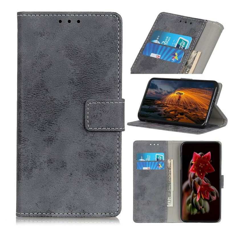 Futrola Samsung Galaxy A71 Efekt Vintage Kože