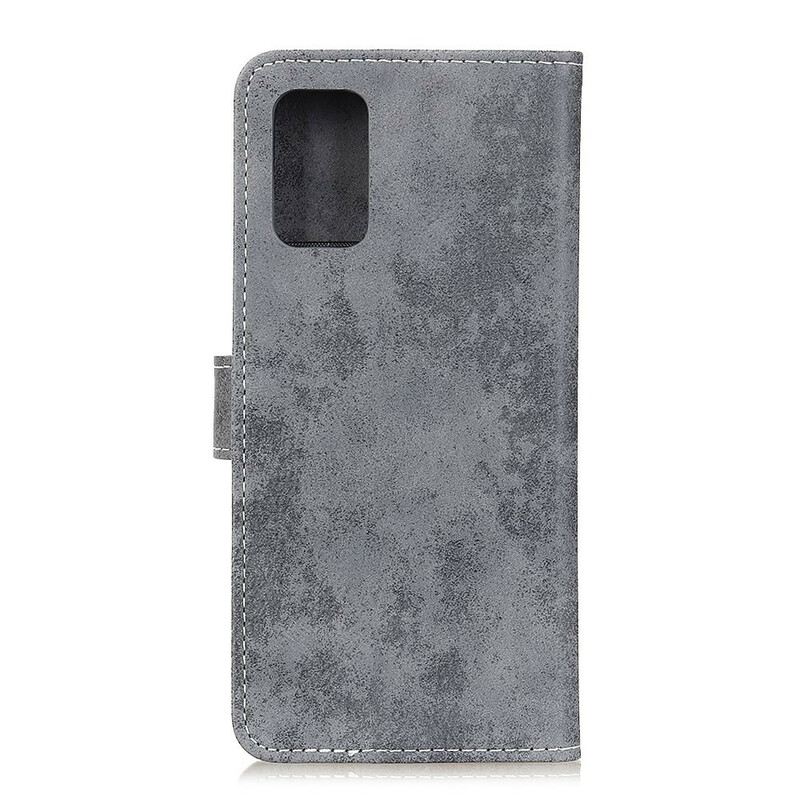 Futrola Samsung Galaxy A71 Efekt Vintage Kože