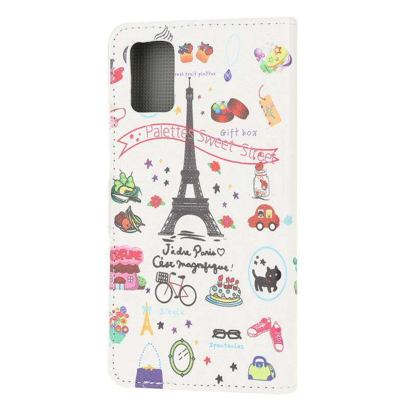 Kožna Futrola Samsung Galaxy A71 Volim Pariz