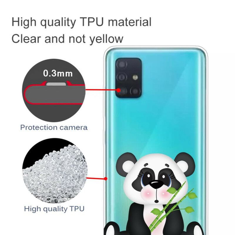 Maskica Samsung Galaxy A71 Besprijekorna Tužna Panda