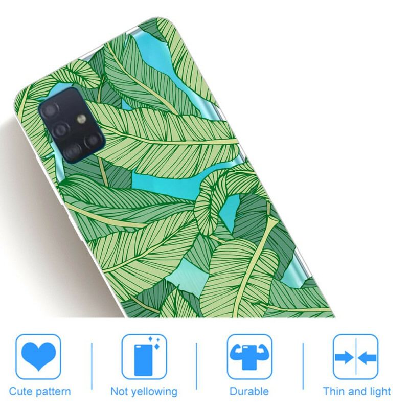 Maskica Samsung Galaxy A71 Lišće