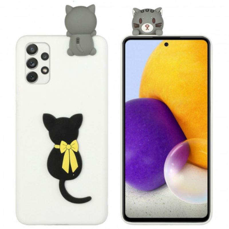 Maskica Samsung Galaxy A53 5G 3d Mačka
