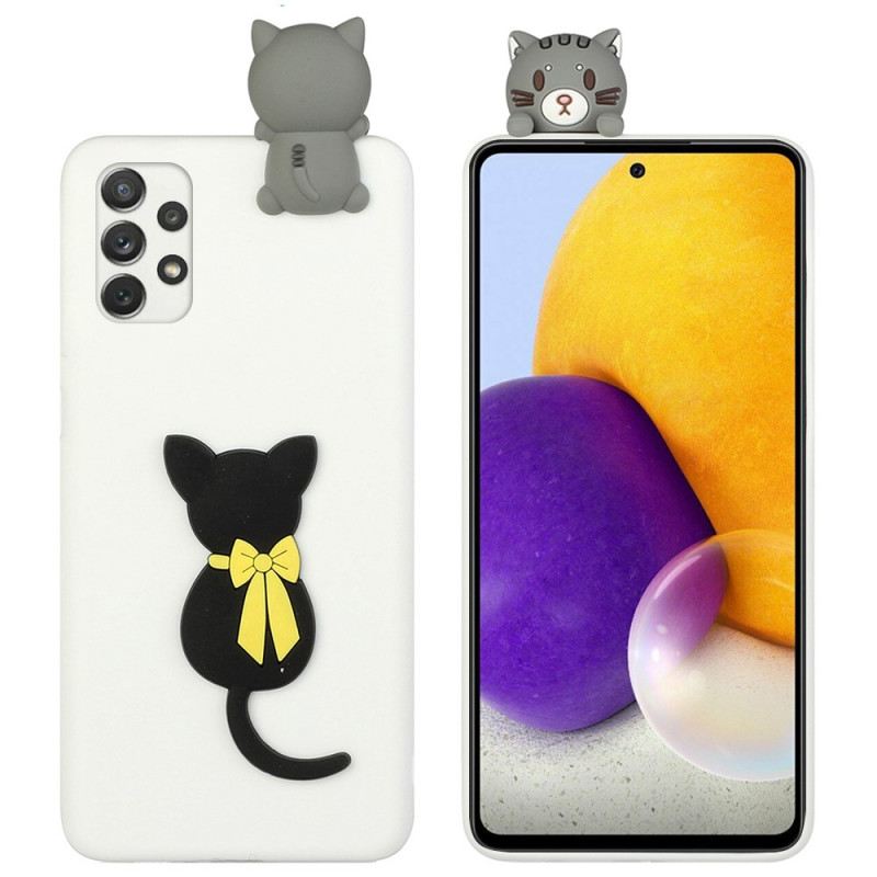 Maskica Samsung Galaxy A53 5G 3d Mačka