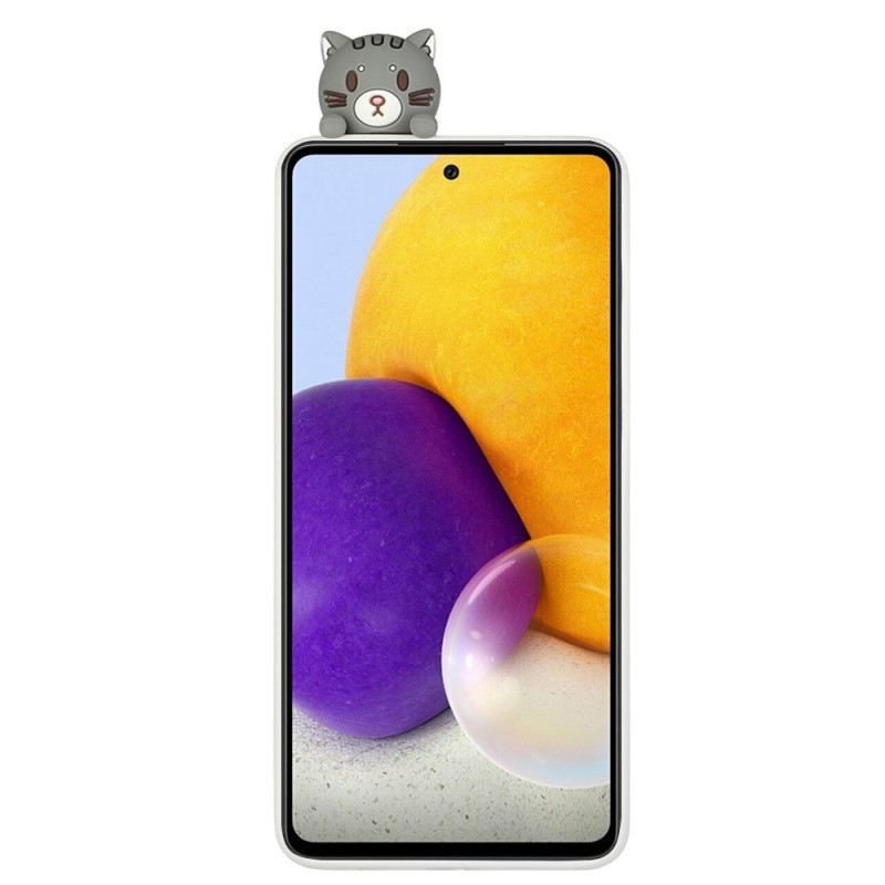 Maskica Samsung Galaxy A53 5G 3d Mačka