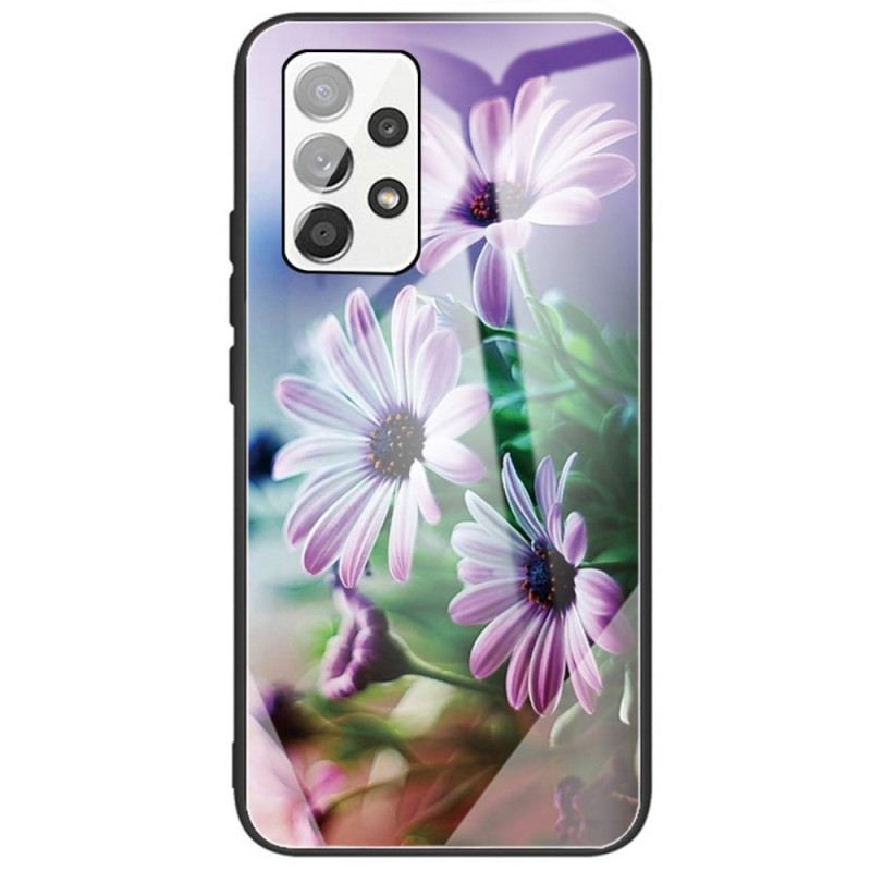 Maskica Samsung Galaxy A53 5G Cvjetovi Od Kaljenog Stakla