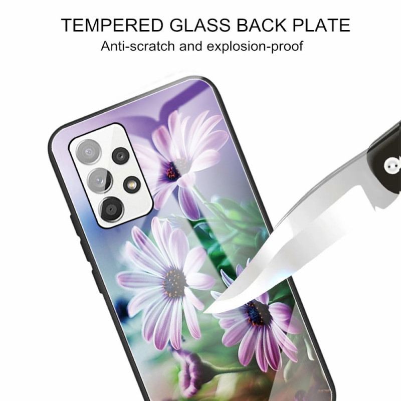 Maskica Samsung Galaxy A53 5G Cvjetovi Od Kaljenog Stakla