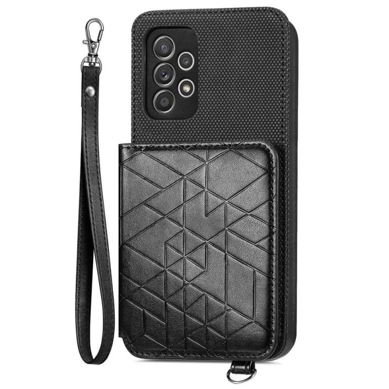 Maskica Samsung Galaxy A53 5G Držač Kartice S Remenom