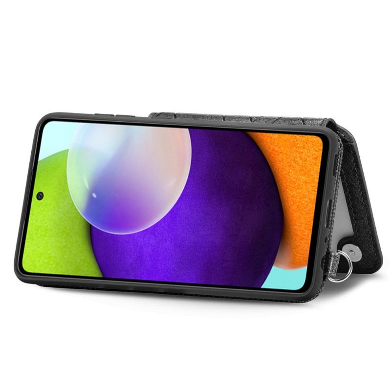 Maskica Samsung Galaxy A53 5G Držač Kartice S Remenom