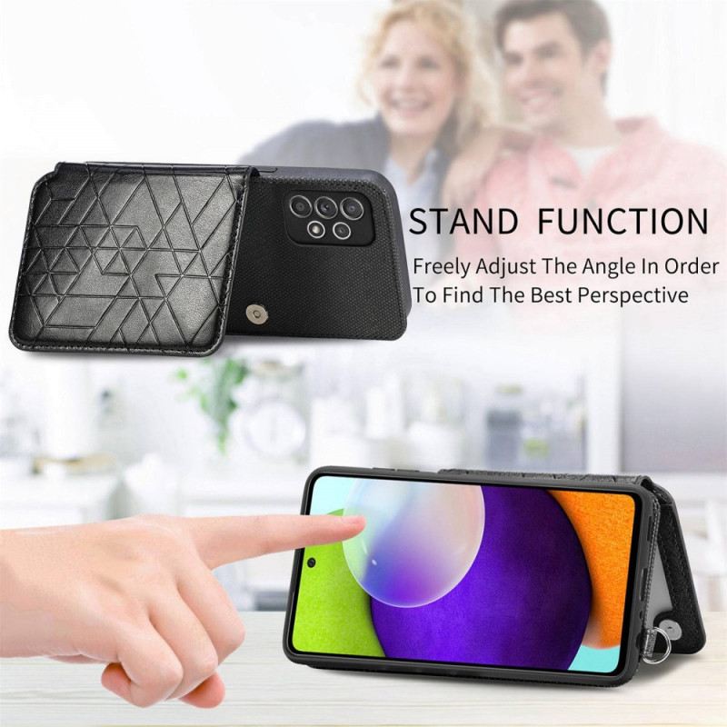 Maskica Samsung Galaxy A53 5G Držač Kartice S Remenom