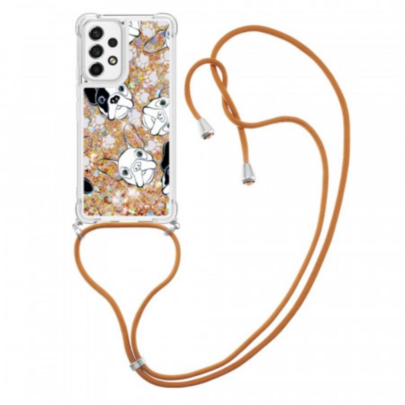 Maskica Samsung Galaxy A53 5G Psi Sa Šljokicama